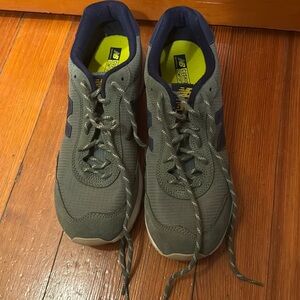 New Balance Green and Navy Sneakers